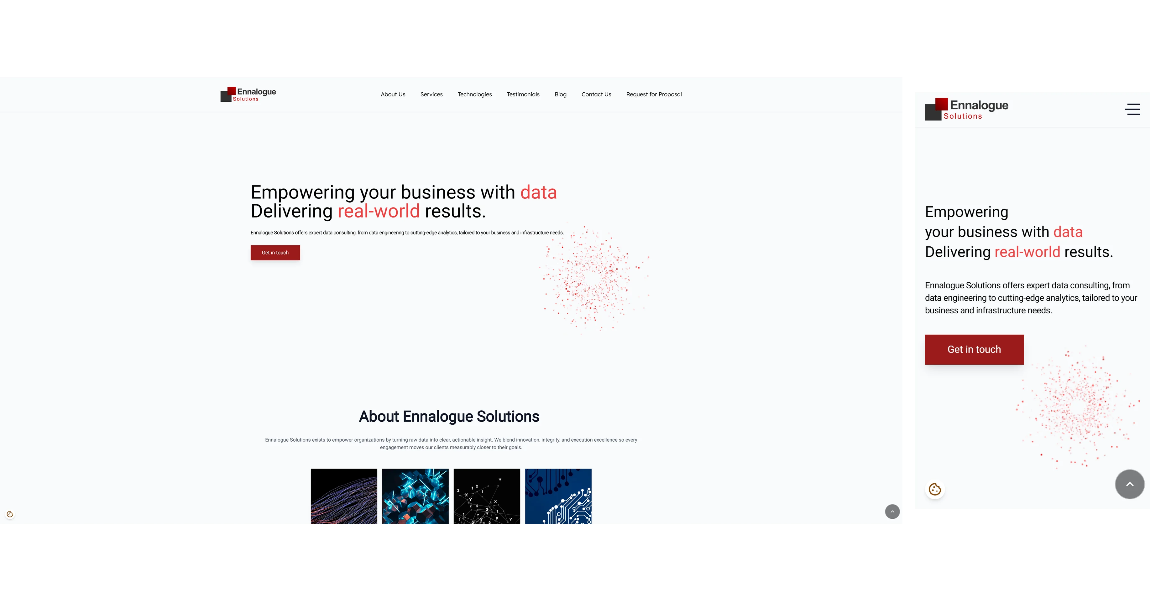 Ennalogue Solutions Website