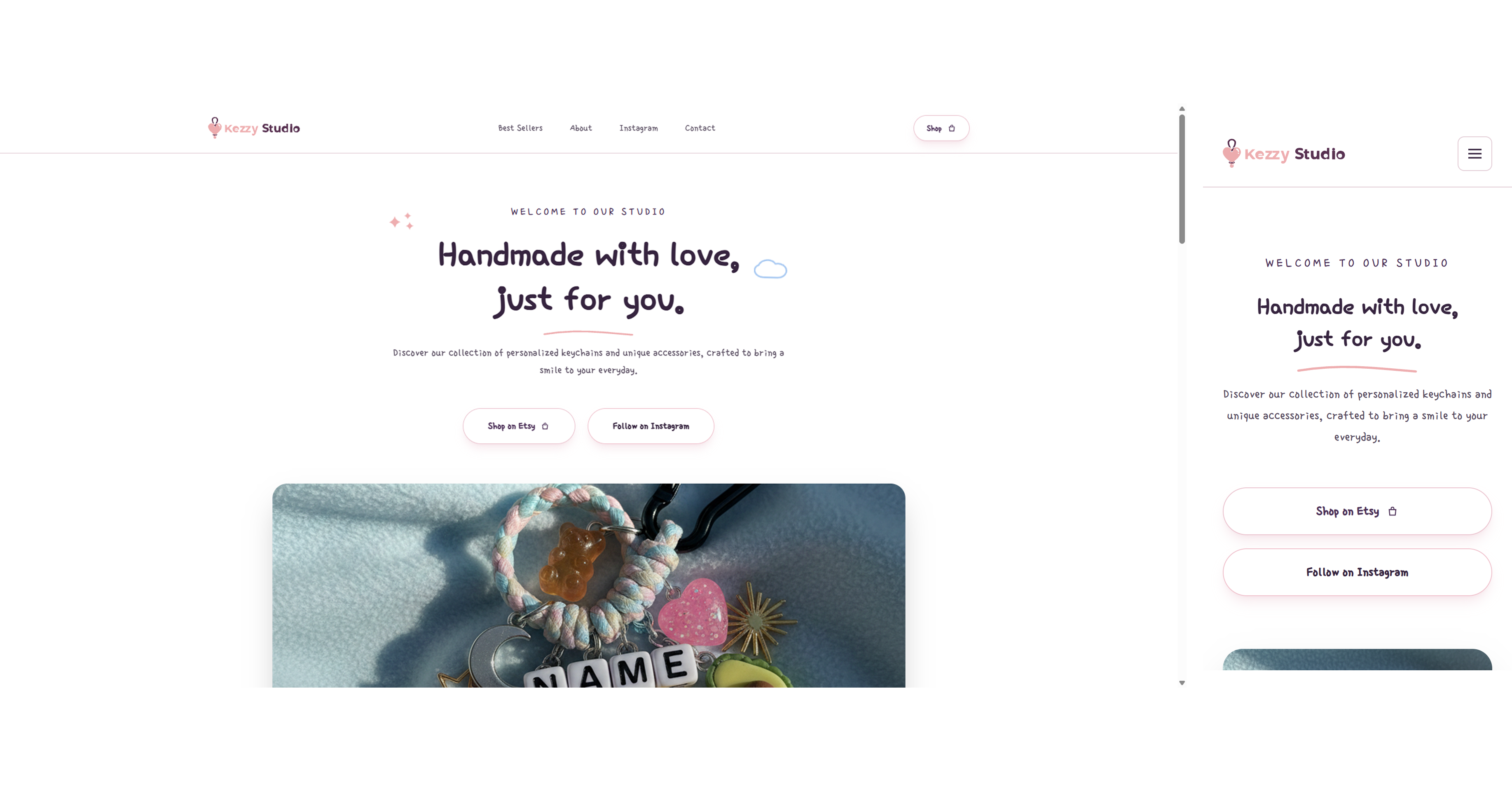 Kezzy Studio 웹사이트