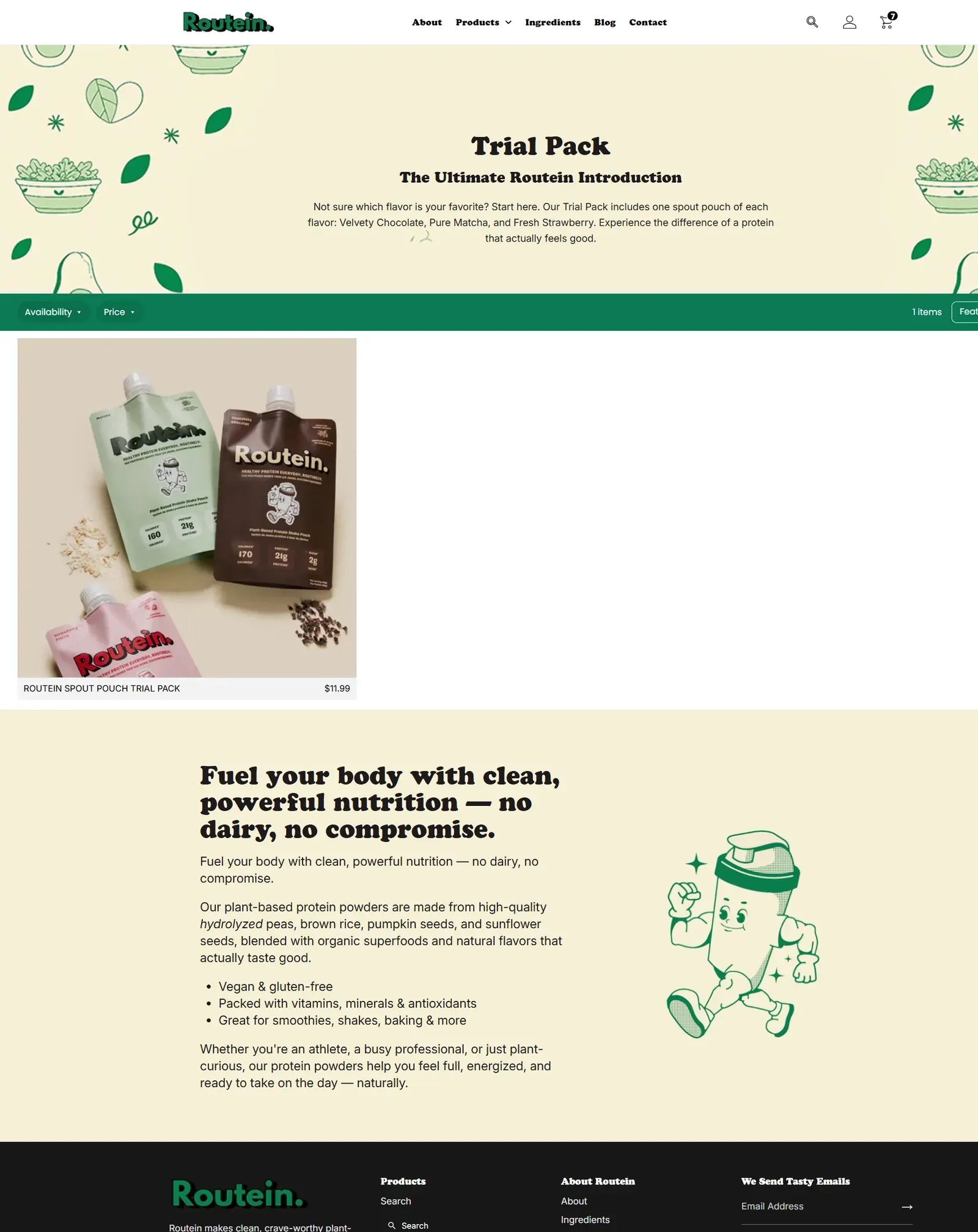 Trial Pack 컬렉션 페이지